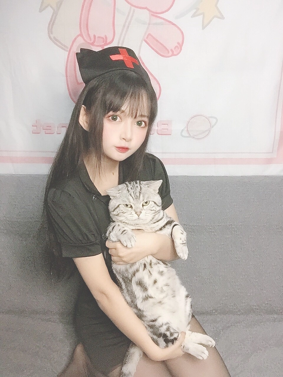 黑猫猫OvO - NO.21 护士喵自拍 2